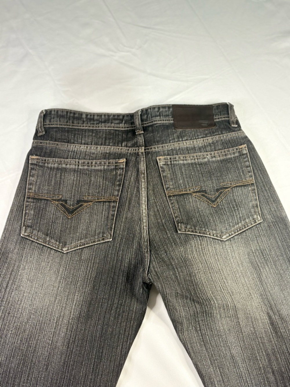 Y2K 2000s grunge style Baggy Embroidered Jeans | $23.99